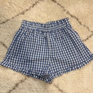 Gingham boxer shorts